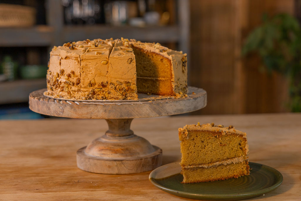 coffee and walnut cake