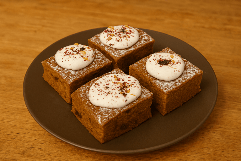 carrot cake squares