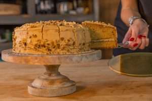 coffee walnut cake